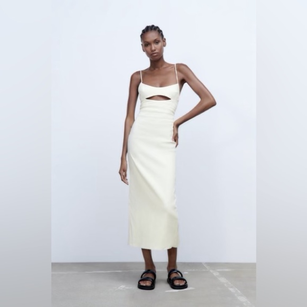 Zara - White Long Dress